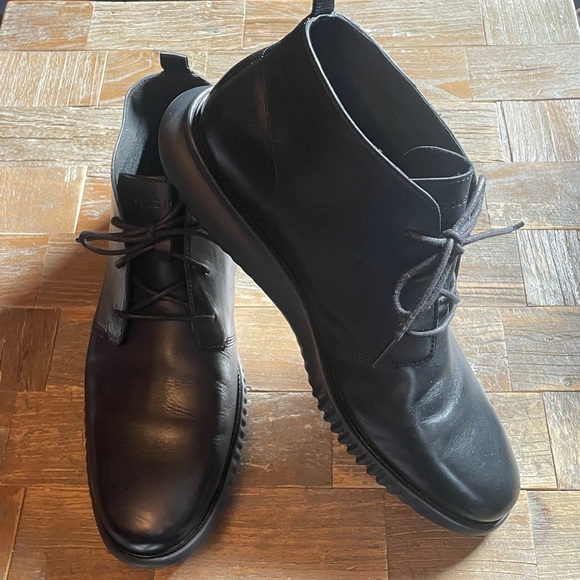 Cole Haan 2.Zerogrand Chukka Leather Boots🖤 - Picture 4 of 16